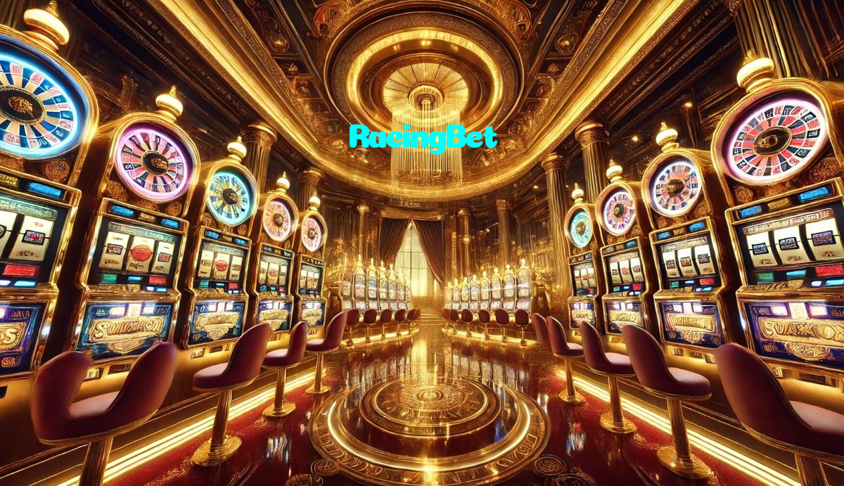 RacingBet casino presented on mobile device in Pakistan with slots and live games